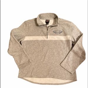 Harley Davidson quarter zip sweatshirt